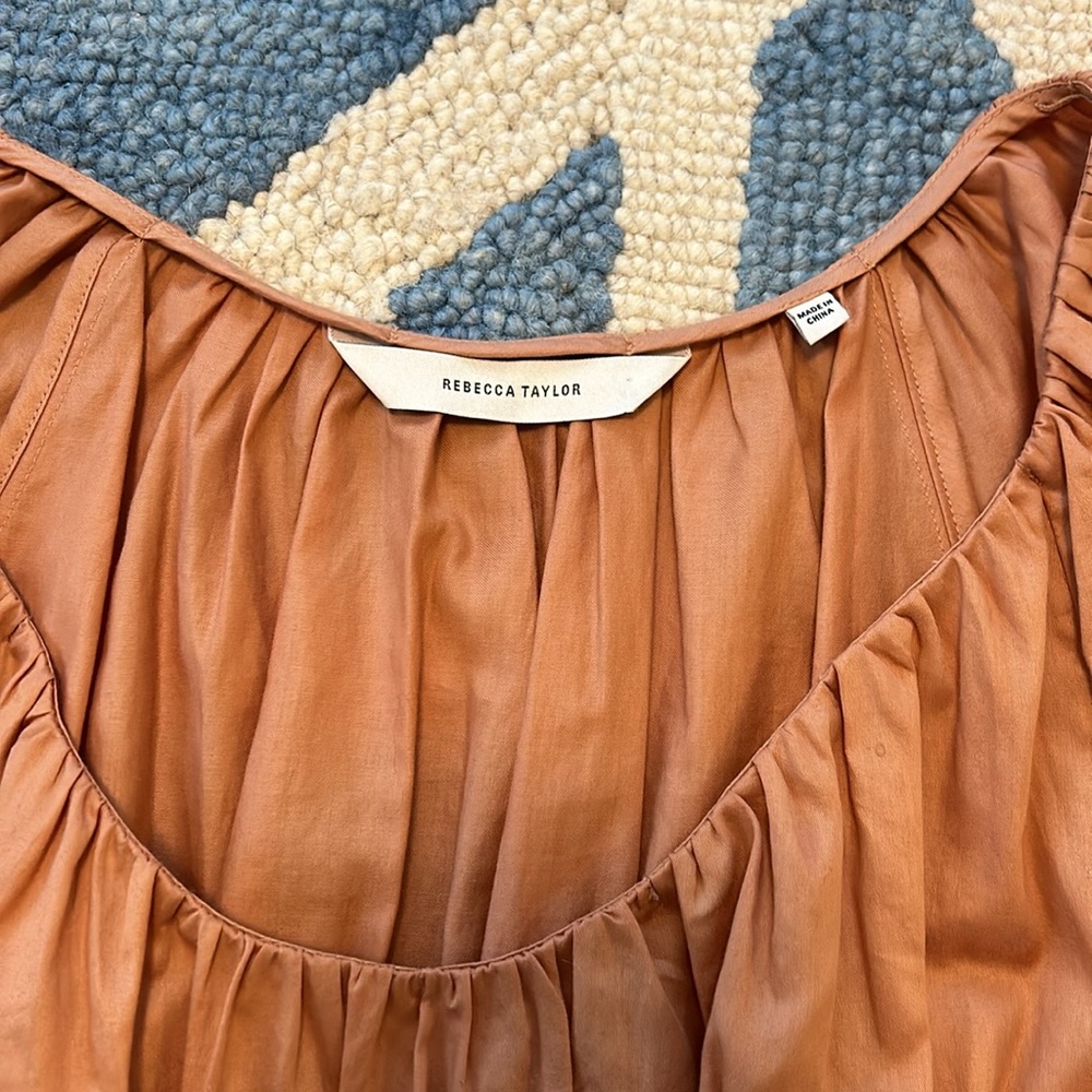 Rebecca Taylor Puff Sleeve Blouse - Picture 3 of 4